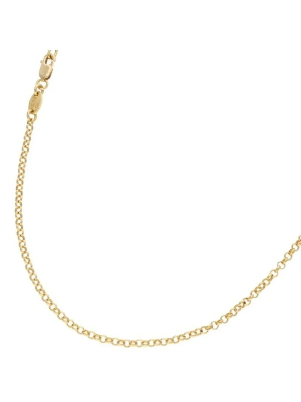 Chrome Hearts 22k Neckchain Roll Chain Gold Necklace